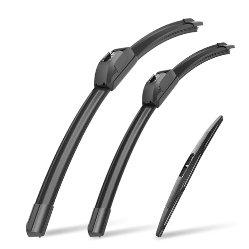 Image of Raidbee Windshield Wiper Blades Replacement for Nissan Pathfinder 2005-2012 Nissan Xterra 2005-2015 All-Season OEM Quality 3 Pack 24 inch+18 inch+12 inch