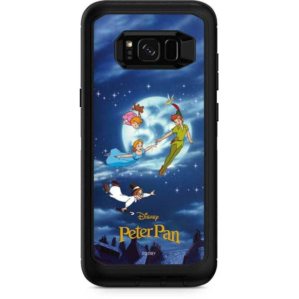 Skinit Decal Phone Skin Compatible with OtterBox Defender Galaxy S8 Plus - Officially Licensed Disney Peter Pan Wendy and The Boys to Neverland Design