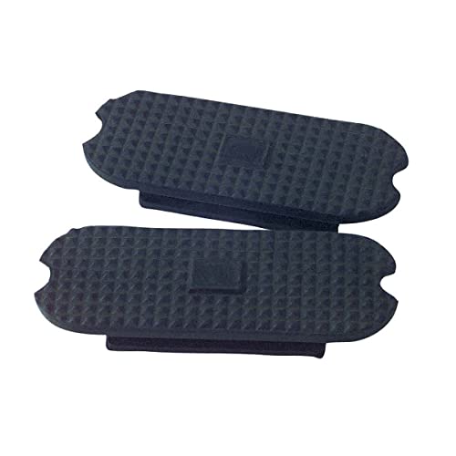 Korsteel Knife Edge Stirrup Treads, Black, 4.75