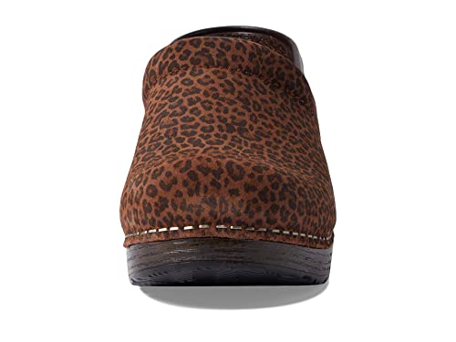 Dansko Women's Professional Mini Leopard Suede Clog 5.5-6 M Us #TOP2
