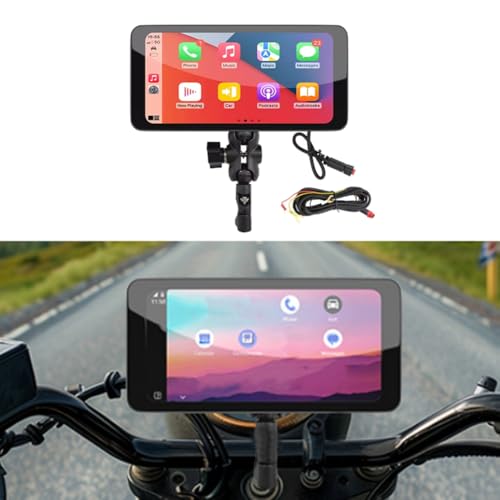 Pantalla para moto de 6,5" con CarPlay y Android Auto inalámbrico 2