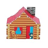 Fat Brain Toys Build It Blueprint Puzzles - Cabin Building & Construction for Ages 4 to 6