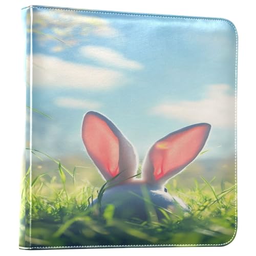 Álbum de Fotos Para Pegar DIY Scrapbook Álbum Conejo de Pascua 3 Anillas 40 Páginas 8x10 Memorias miniatura 1