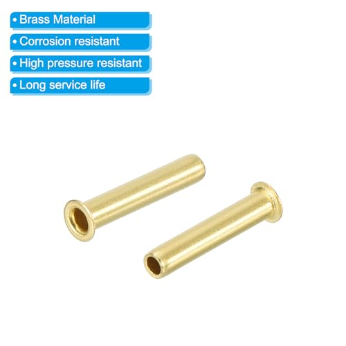 PATIKIL Brass Compression Insert for 1/8" Tube OD - Image 4