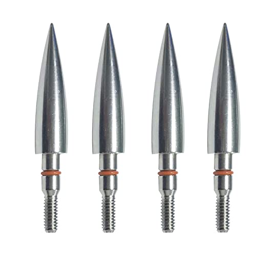 Image of 100 /125 /150 /200 /300 Grains Archery Field Points Practice Field Tips, Archery Target Practice Hunting Arrow Tip for Recurve, Compound Bow Crossbow, Stainless Steel Screw in Broadheads