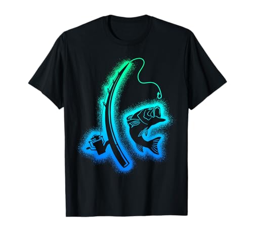 Angeln Fischer Kinder Herren Jungen Angler T-Shirt