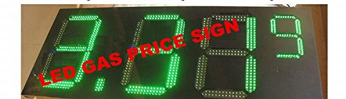 GOWE 18 cm 4digits led verde gas precio signos