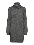 Farbe: Grau JDY Women\'s JDYDINEA L/S SOLID Rollneck DRE KNT NOOS Kleid, Smoked Pearl, L