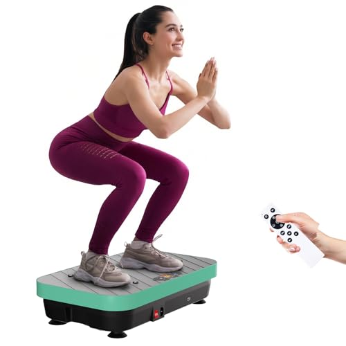 Image of Vibration Plate Exercise Machine: TISSCARE Vibrating Plates for Weight Loss and Lymphatic Drainage, 400lbs Shake Plate Whole Body Workout Platform for Home Fitness Fat Burner Gifts