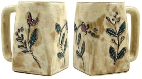 Set de dos mugs cuadrados de cerámica 12 Oz miniatura 1