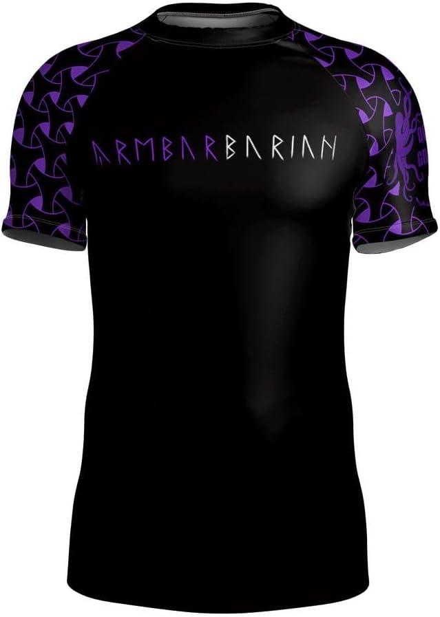 Armbarbarian Rashguard – BJJ No-Gi Compression Shirt, Moisture-Wicking MMA Training Top