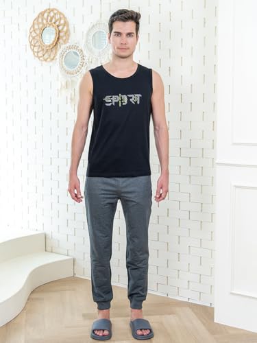 Image of Lux Cozi Men's Cotton Printed Regular Fit Vest