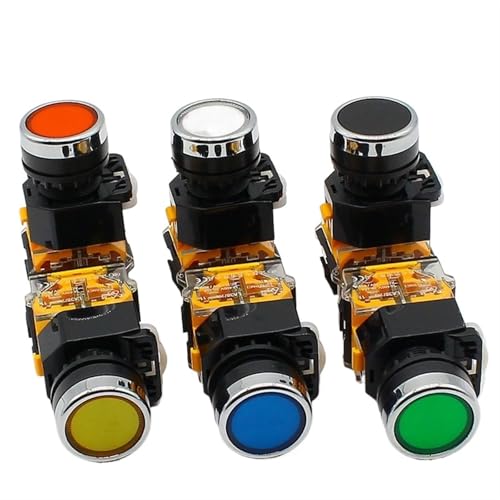 Interruptor de botón 22mm para paneles de automatización de talleres 2