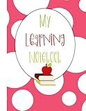 big jimmy moglie  My Learning Notebook: Independent Learning Project Journal for Elementary Kids Grades 2-5: Big White Bubbles on Pink Cover
