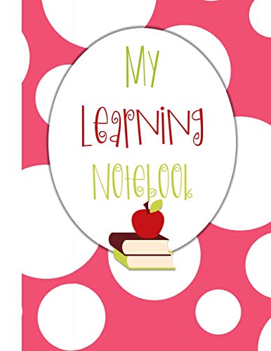  My Learning Notebook: Independent Learning Project Journal for Elementary Kids Grades 2-5: Big White Bubbles on Pink Cover