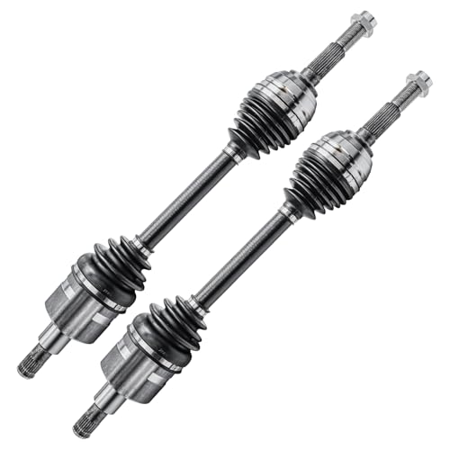 Detroit Axle - 4WD Front 2pc CV Axles for Chevy Trailblazer EXT GMC Envoy XL XUV Buick Rainier Isuzu Ascender Saab 9-7x Oldsmobile Bravada, 2 CV Axle Shafts Assembly Replacement