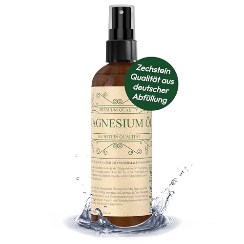 Preisvergleich Produktbild Viroxidin Zechstein Magnesiumöl Spray 150ml - 100% Natürlich & Rein aus deutscher Abfüllung - Magnesiumchlorid Zechstein Magnesium Spray in Premium Qualität - Perfekt für unterwegs
