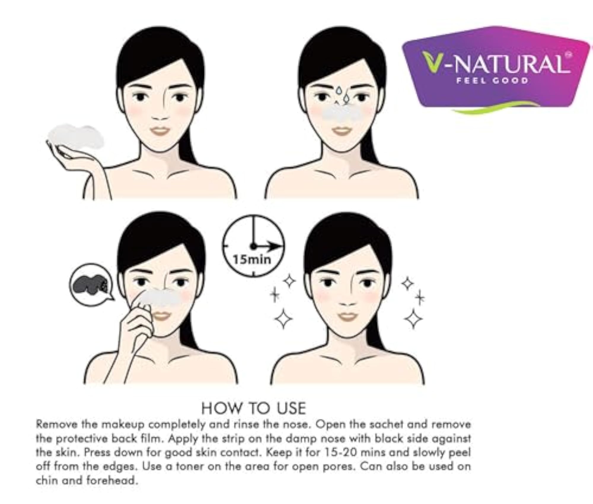 Deep Cleansing White Nose Care, Blackhead & Whitehead Removal