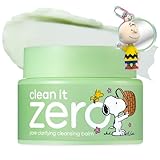 BANILA CO Clean It Zero Porenklärend Reinigungsbalsam – PEANUTS Snoopy Edition | Vegan Make-up-Entferner | Für fettige, zu Akne neigende Haut | AHA/PHA & Teebaum | inkl. Schlüsselanhänger (100 ml)