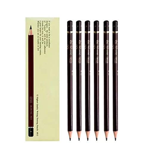 12 Zeichenstifte 14B extra dicke Zeichenstifte Kunst Student Bleistifte Cover