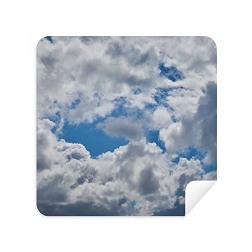 Chiffon de nettoyage lunettes bleu ciel motif nuages en suédine x2 DIYthinker
