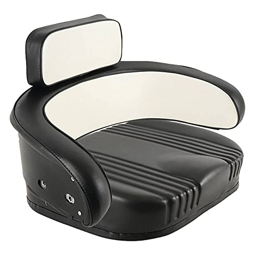 Seat 3-Piece Set Vinyl Black White Compatible With Replacement For International 1066 706 966 766 856 1466 756 826 806 656 1566 544 Hydro 100 1468 1456 1256 560 1206 504 1568 666 1026 686 2706