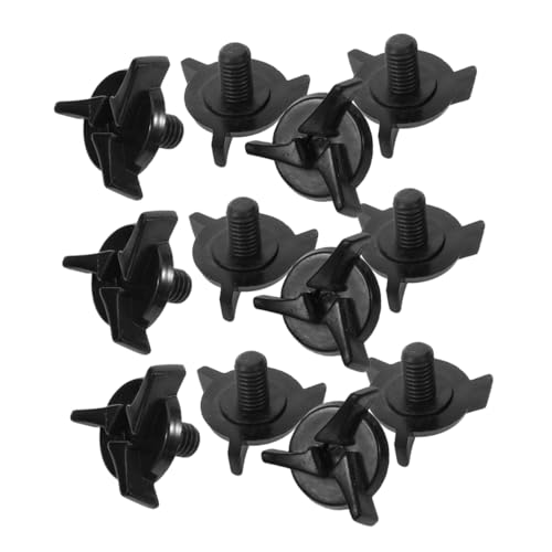FUNOMOCYA 12 Pcs Motorcycle Screws Durable Hardware Kit for Quick Installation and Maintenance Lightweight Visor Screws Compatible with Various Brands