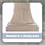 USSerenaY 3-Tier Outdoor Water Fountain, 48.4" H Floor Backyard Garden Fountain, Water Feature Indoor with Pump, Outdoor Freestanding Waterfall Fountain, Bernini Fountain for Garden Patio Yard (Beige)