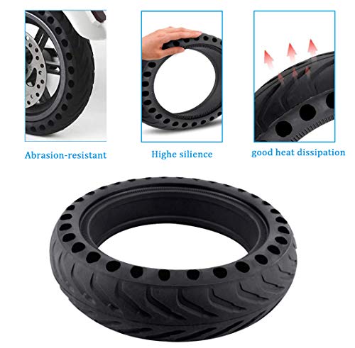 Solid Tires For Xiaomi M365 Electric Scooter Mijia M365, Gotrax Gxl V2, 8.5 Inches Electric Scooter Wheels Front Or Rear Replacement Honeycomb Solid Tires #TOP3