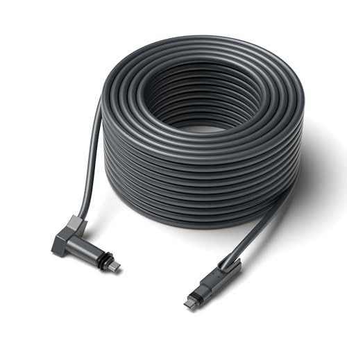 Arector Starlink Replacement Cable (150FT / 46M) for Starlink Rectangular Satellite V2, Starlink Cable Extension Kit Accessories with Waterproof End Caps