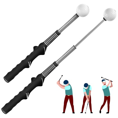 EUIOOVM Retractable Golf Swing Trainer