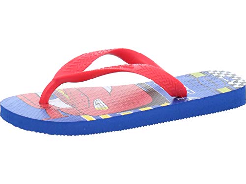 Havaianas Kids Cars, Chanclas Unisex Niños, Multicolor (Blue Star/Ruby Red), 31/32 EU