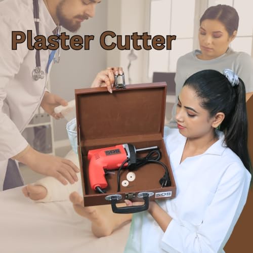 Image of Electric Plaster Cutter Machine 350W | Bone Cast Cutter for Hospital & Clinic | Orthopedic Electric Saw for POP Cast Removal | 2600RPM | 220V 50Hz | 10mm Blade