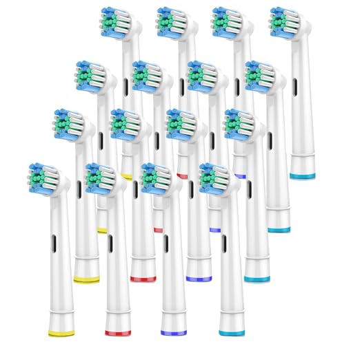 LUPO Cabezales de repuesto compatibles con Oral B – Compatible con cepillos de dientes eléctricos Braun Vitality, Pro, Smart, Genius – Limpieza de precisión para limpieza profunda y eliminación de