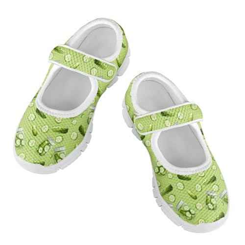 SYtrade Girls Mary Jane Flats Summer Slip-on Walking Shoes White Sole2