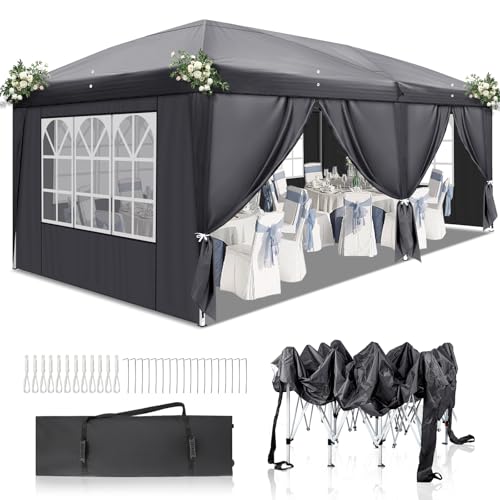 【Varianti di dimensioni pratiche】Disponibile in 2x2m, 3x3m & 3x6m – questo gazza pieghevole si adatta a ogni esigenza di spazio