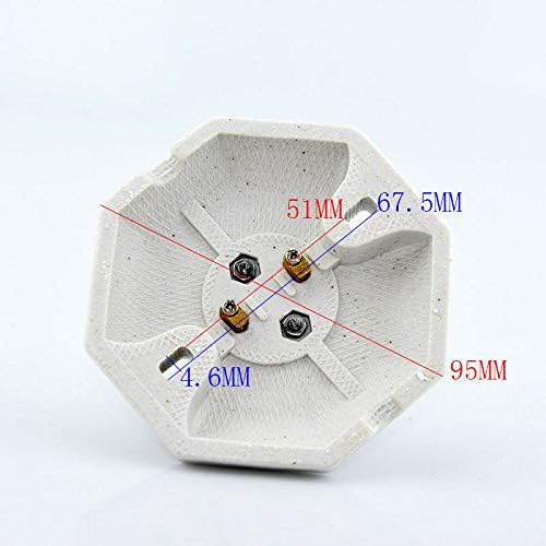 E27 Retro Ceramic high Temperature lamp Head lamp Holder Wall Socket high Temperature Ceramic lamp Holder(5PCS)