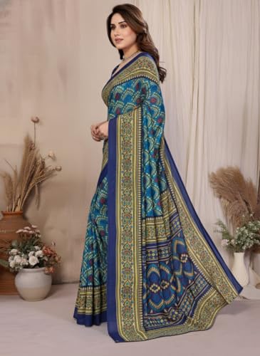 Image of Yashika Women's Georgette Saree with Blouse Piece for Traditional Ethinic Wear Sari