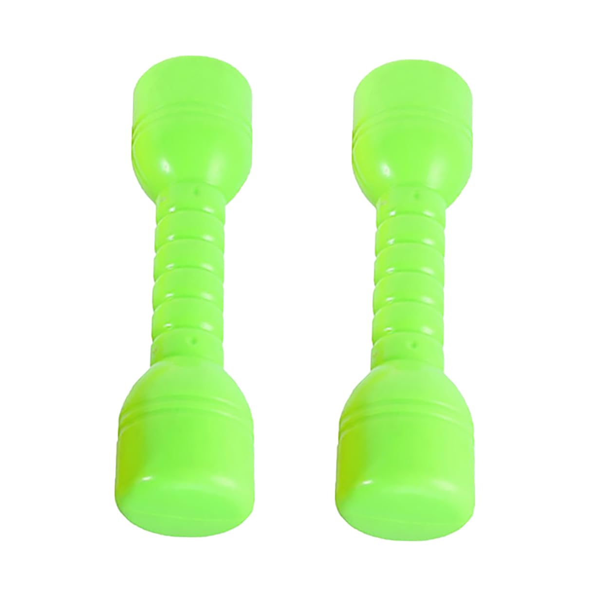 2pcs Kindergarten Morning Exercise Boys and Girls Plastic Dumbbells Barbell Hand Bars for Toddlers