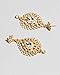 Bindhani Gold Toned Rhinestone Small Head Piece Maang Tikka With Earrings For Women