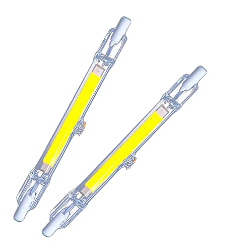 Xinwanhong R7S LED 118mm Dimmbar Birne, LED R7S Glühbirnen 13W, Ersatz 100W Halogenstab, R7S COB Filament Fluter, LED R7S Lamp Leuchtmittel, AC220-240V 360 Grad Licht, Kaltes Weiß 6000K, 2er-Pack Cover