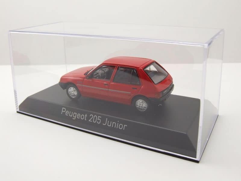 Miniatura 8 de Norev NV471731 143 205 Junior 1988-Rojo Peugeot Modelo Coleccionable, Multi