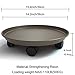Coadura Plant Caddy with Wheels 15.5 Inch - 2 Pack Plant Caddy on Wheels Heavy Duty,Plant Dolly Plant Tray with Wheels Planter Caddies Indoor/Outdoor, Brown
