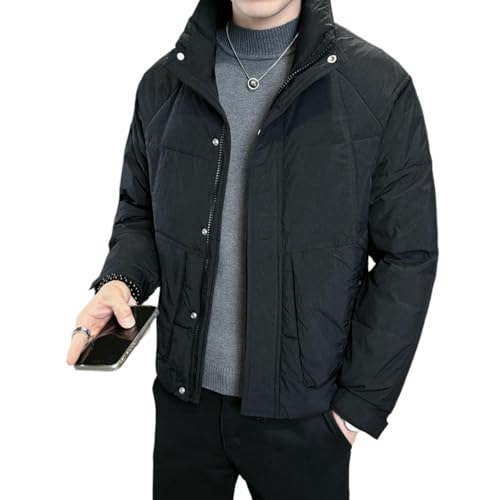 Manteau hiver homme col montant veste épaisse chaude