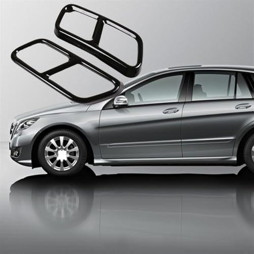 Tubo de escape embellecedor plateado para Mercedes Clase S W222, protege y estiliza la trasera