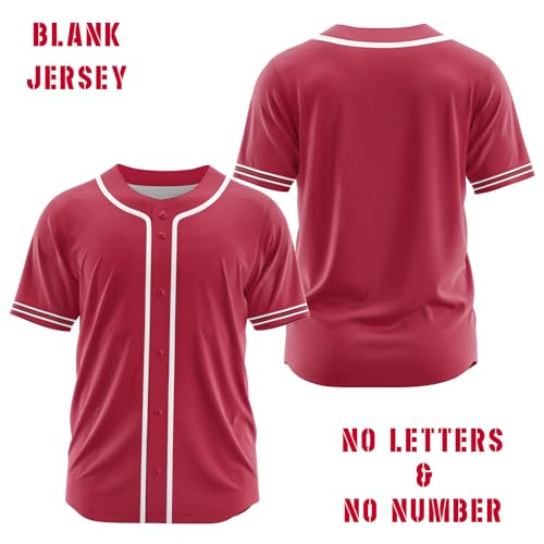 Custom Baseball Jersey Personalized Softball Jerseys Stitched/Printed Name Number for Men/Women/Youth miniatura 5