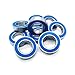 Precision Bicycle Hub Bearings, 17x30x7mm, ABEC-7, Blue Sealed, 4-Pack