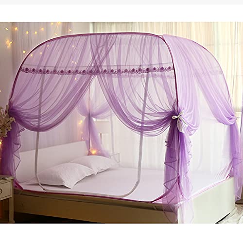 Mosquitera para cama de 1,5m tienda de campaña antimosquitos plegable con base 2