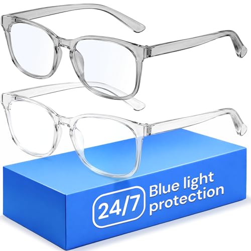 Image of Gaoye Blue Light Blocking Glasses -Fashion Square Eyeglasses, Anti UV Ray Computer Gaming Glasses Blue Blockers for Women /Men