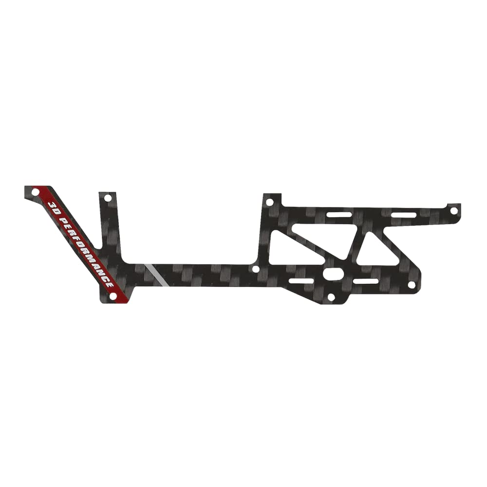 OMPHOBBY M1 EVO Helicopter Parts OSHM1214R Fuselage Left Carbon Fiber Board Set(Glamour Red) Original Replacement for OMP HOBBY M1-EVO RC Helicopters Accessories Spare Part